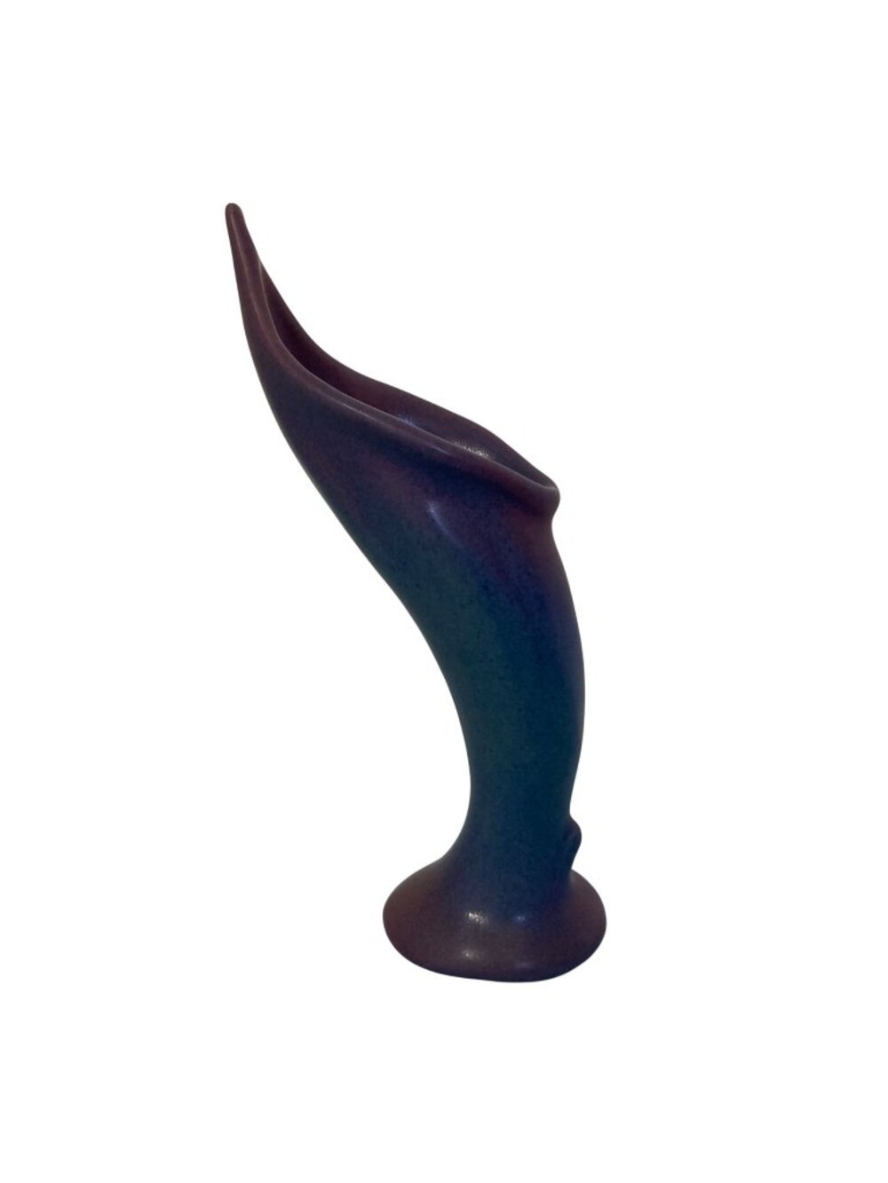 Van Briggle Rare Color Purple Blue Jack In The Pulpit Vase